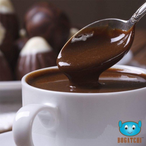 BOGATCHI Luxurious Hot Chocolate Drink Powder, Drinking Chocolate Powder, Gluten Free | Tasty | Vegan , Dark Chocolate Drinking Powder, 200g , Free Measuring Spoon